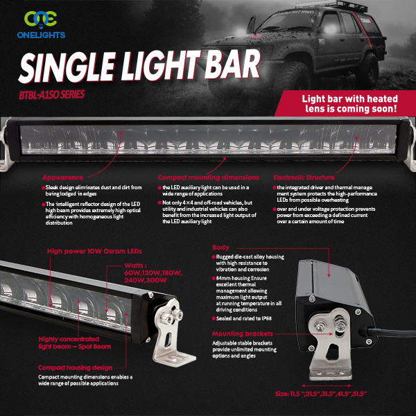 SINGLE LIGHT BAR 